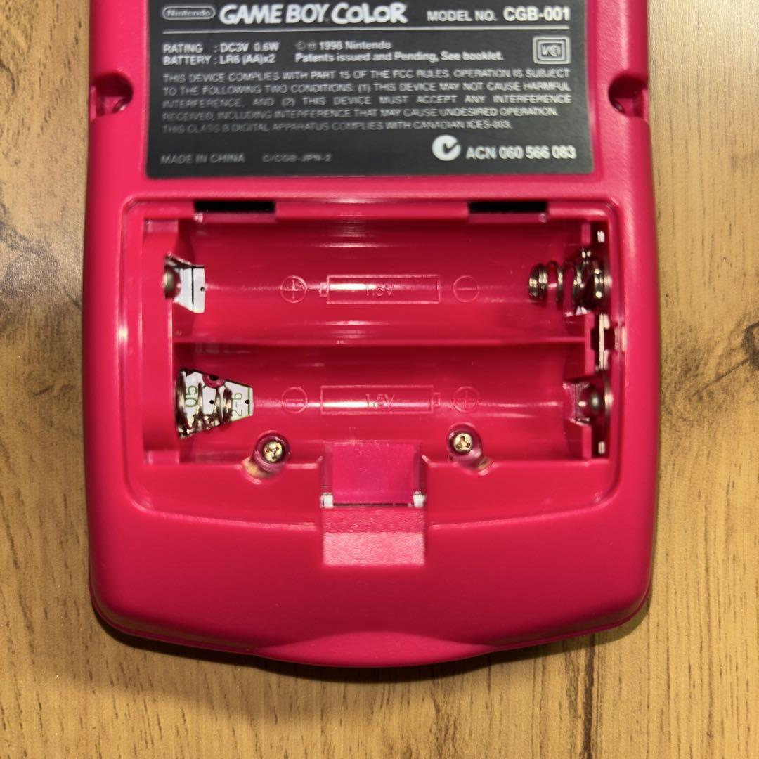 Beautiful condition Game Boy Color Red Main Unit Nintendo With Box