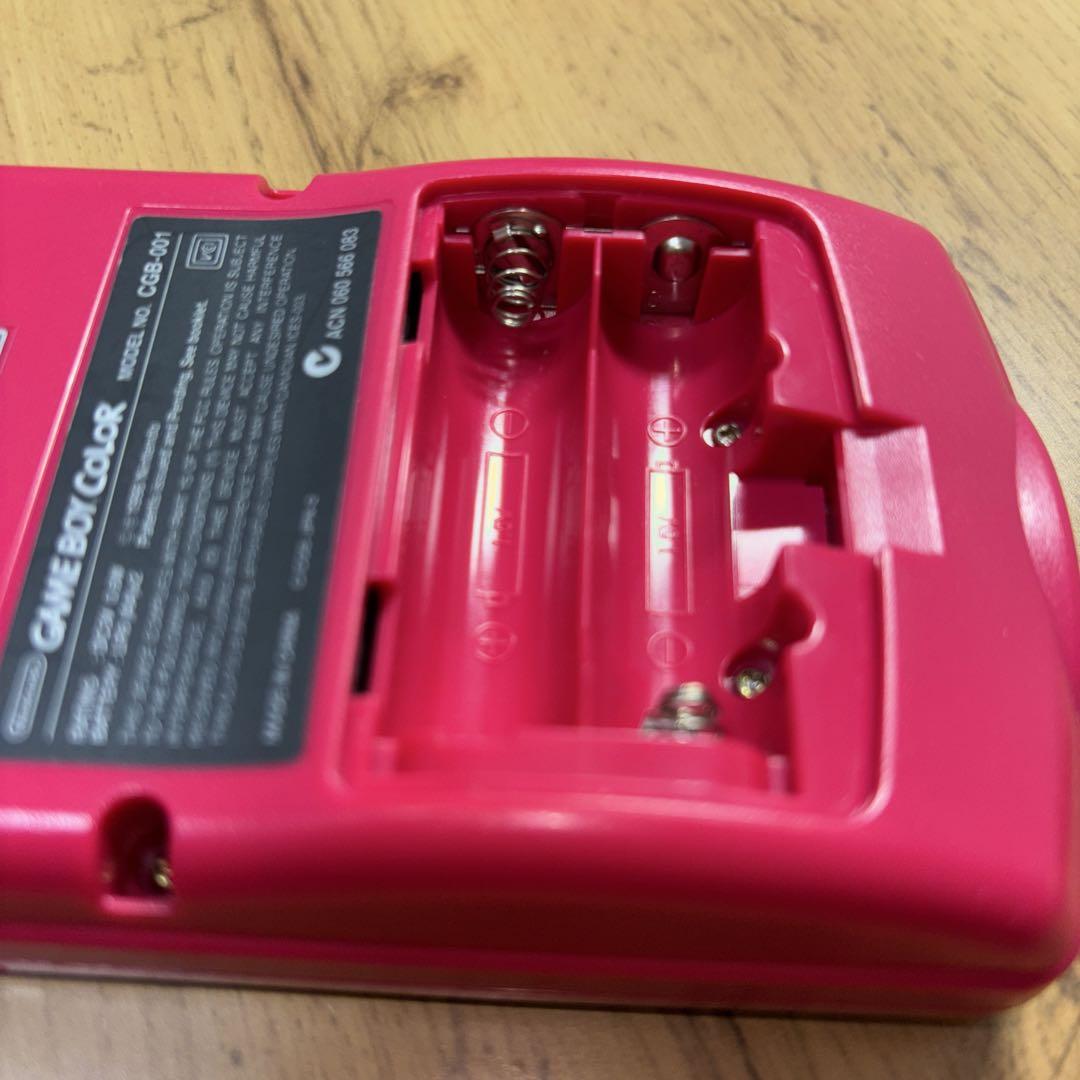 Beautiful condition Game Boy Color Red Main Unit Nintendo With Box