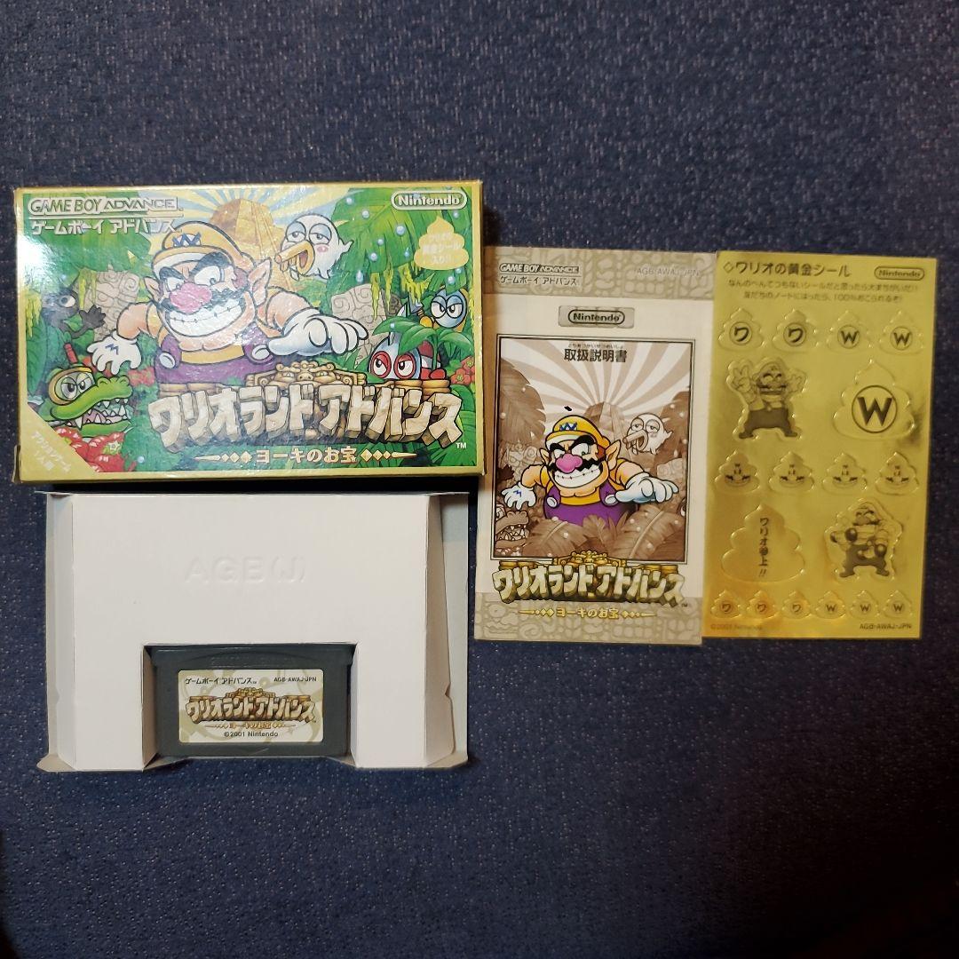 Seal Box Included Wario Land Advance Yokie's Treasure