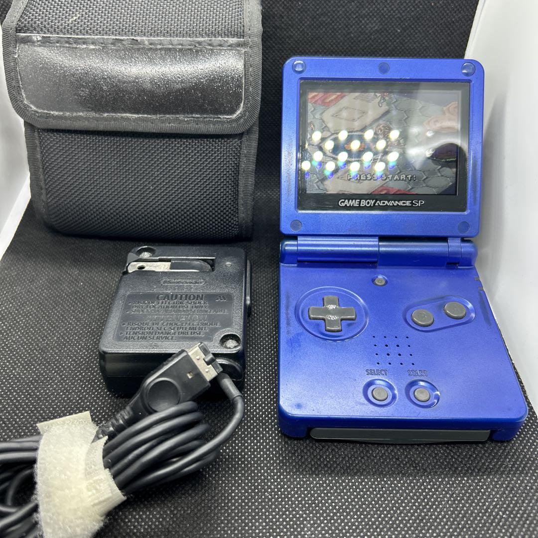 Game Boy Advance SP Cobalt Blue Sonic Battle Software