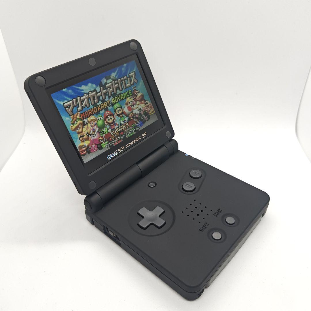 Custom Order Sturdy Black Game Boy Advance SP IPS Type C