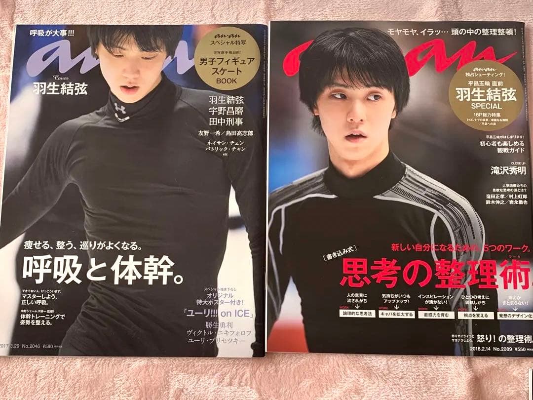 Yuzuru Hanyu Figure an・an 2-Volume Set