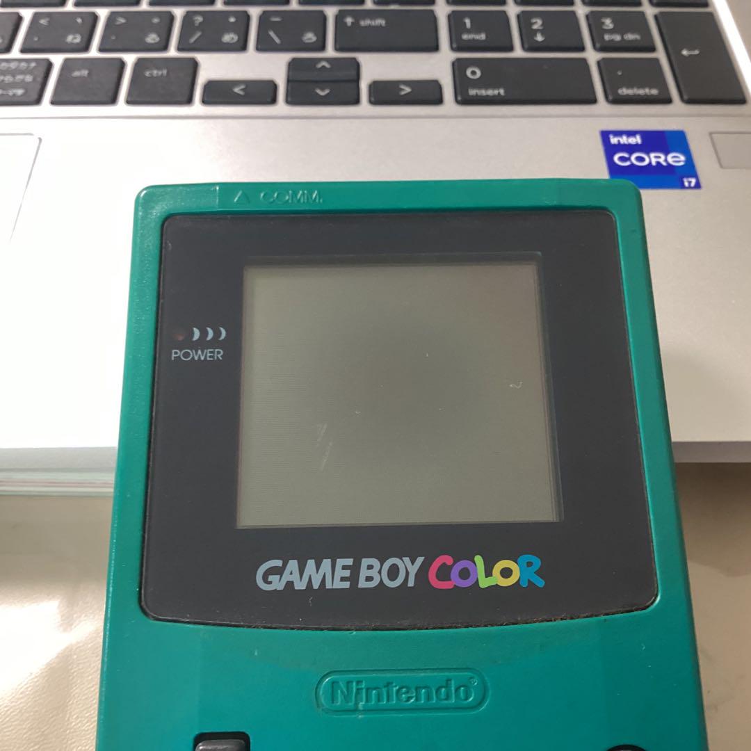 Nintendo Game Boy Color Console with 5 Games and 7-Pointed Stick Set, Tested