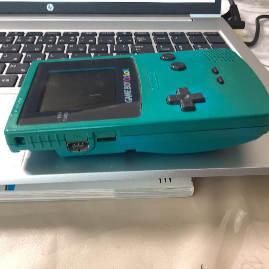 Nintendo Game Boy Color Console with 5 Games and 7-Pointed Stick Set, Tested
