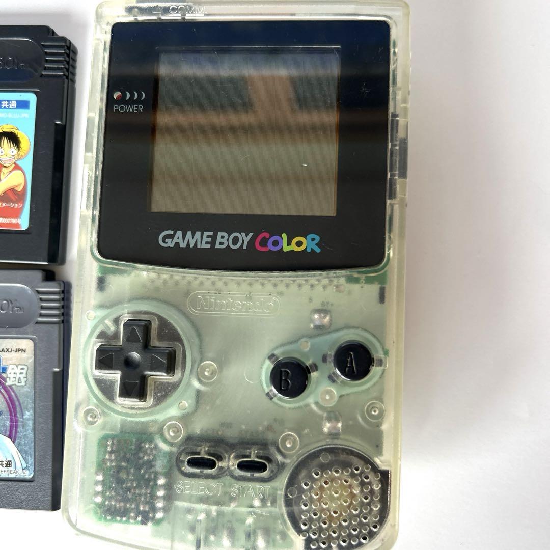Game Boy Color Body Clear and 6 Software