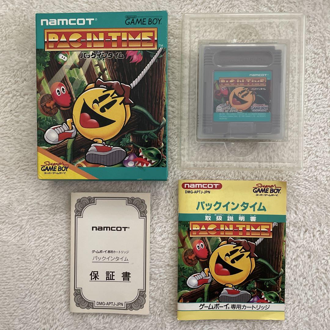 Game Boy Pac-In-Time Game with Box and Manual