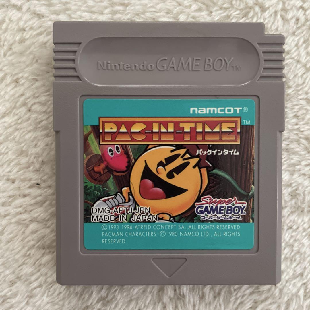 Game Boy Pac-In-Time Game with Box and Manual