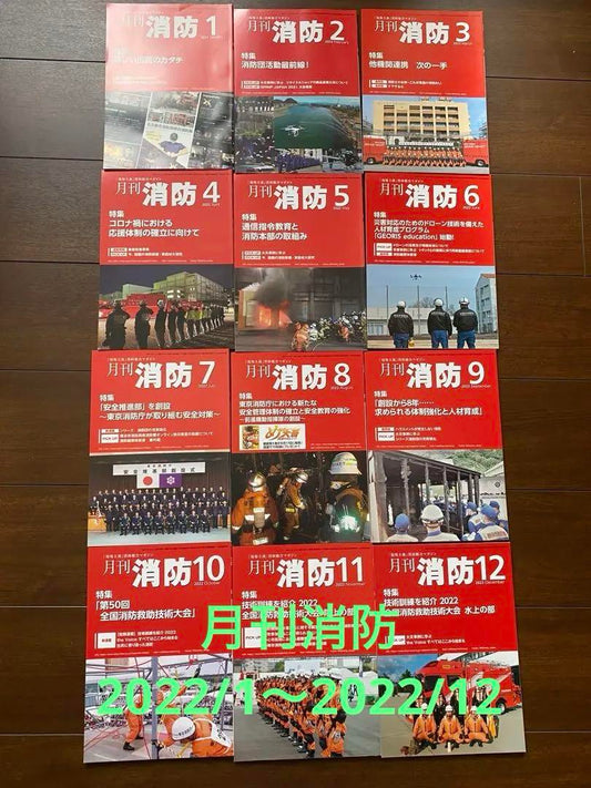 Monthly Firefighting 2022 1-12 Issue Set