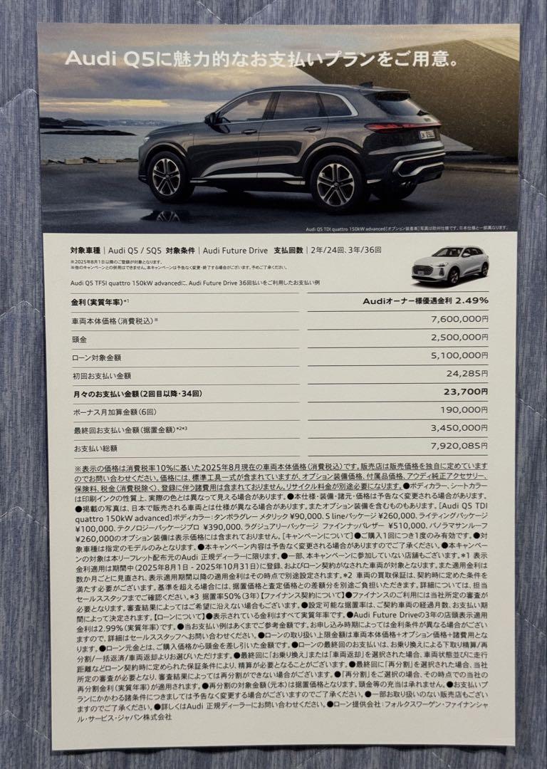 RX Styles & Selections, Audi Q5 Catalog