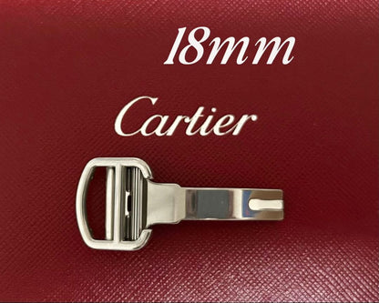Cartier D-Buckle 18mm Official Cartier Silver Men's Watch
