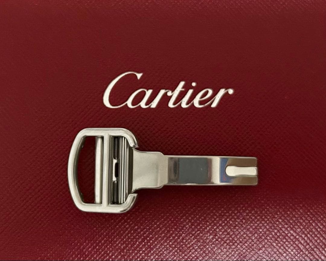 Cartier D-Buckle 18mm Official Cartier Silver Men's Watch