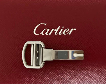Cartier D-Buckle 18mm Official Cartier Silver Men's Watch