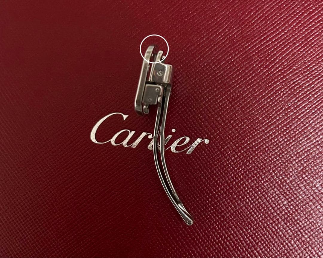 Cartier D-Buckle 18mm Official Cartier Silver Men's Watch