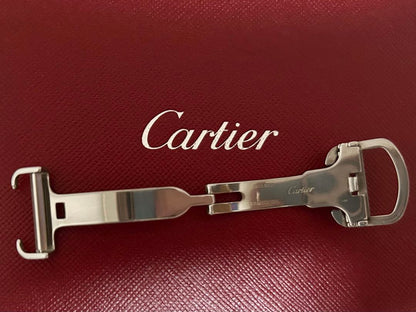 Cartier D-Buckle 18mm Official Cartier Silver Men's Watch
