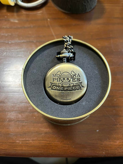 New Unworn One Piece Watch Pocket Watch Gold Can Case