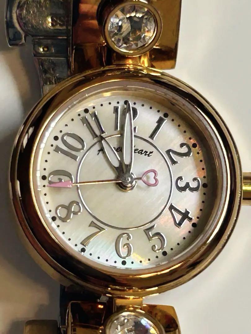 Angel Heart Gold Watch Star Heart Stone
