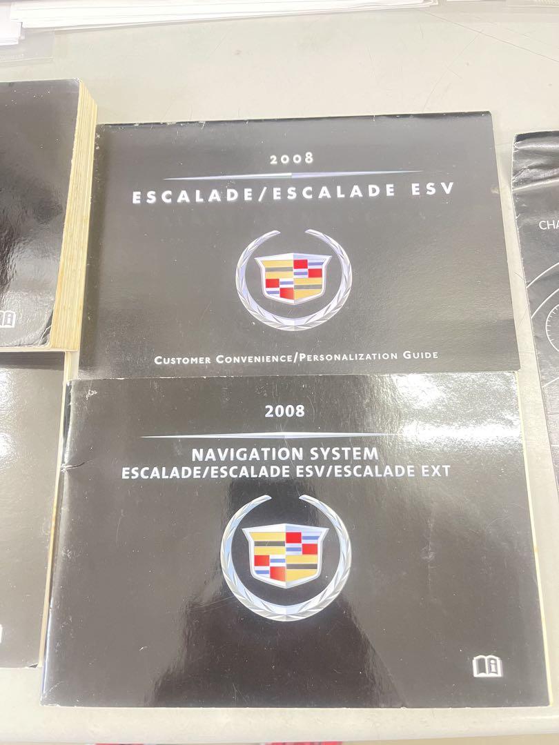 2008 Escalade/ESV Owner's Manual Set