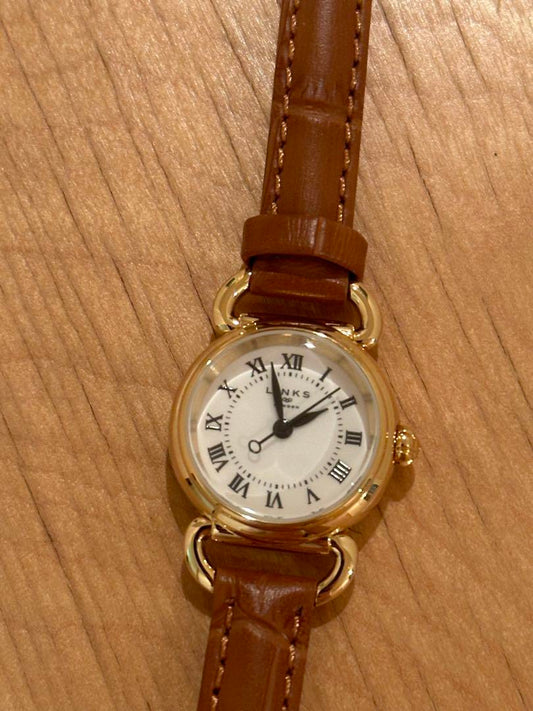 LINKS London Leather Watch Hand-Wound Brown (Ladies)