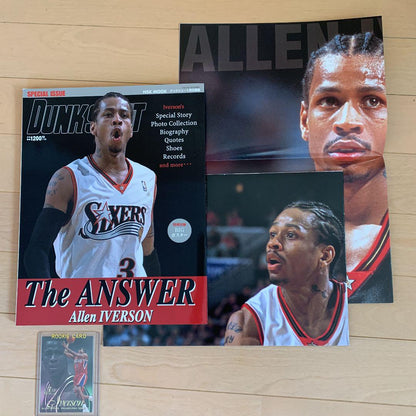 Allen Iverson Dunk Shot & Poster & Card