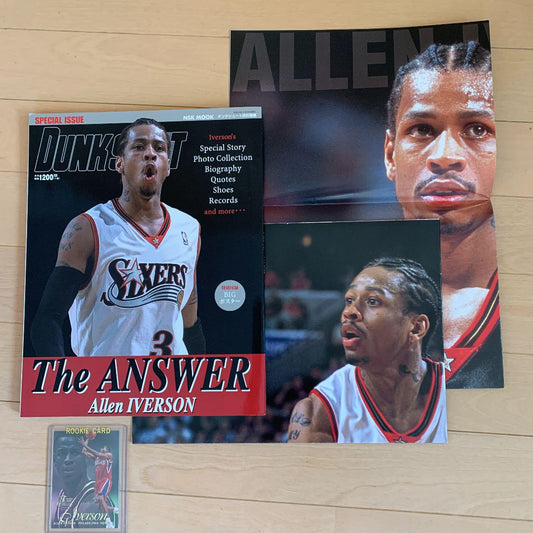 Allen Iverson Dunk Shot & Poster & Card