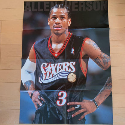 Allen Iverson Dunk Shot & Poster & Card