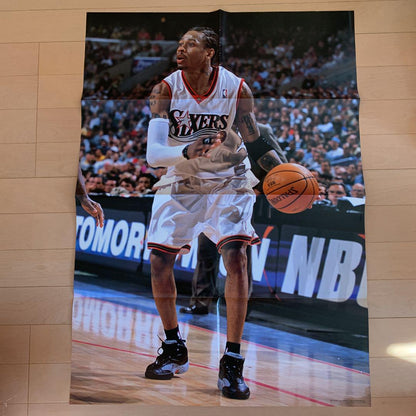 Allen Iverson Dunk Shot & Poster & Card
