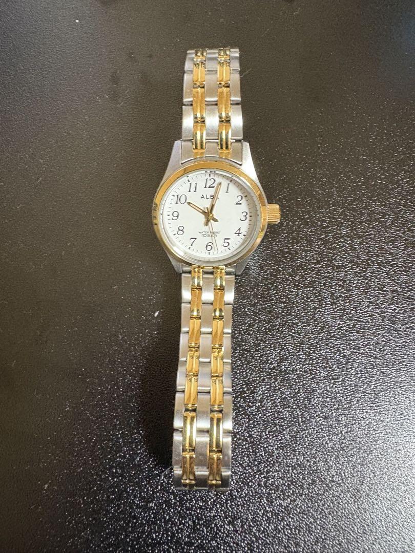 ALBA Automatic Winding Watch White Dial 10BAR Water-Resistant