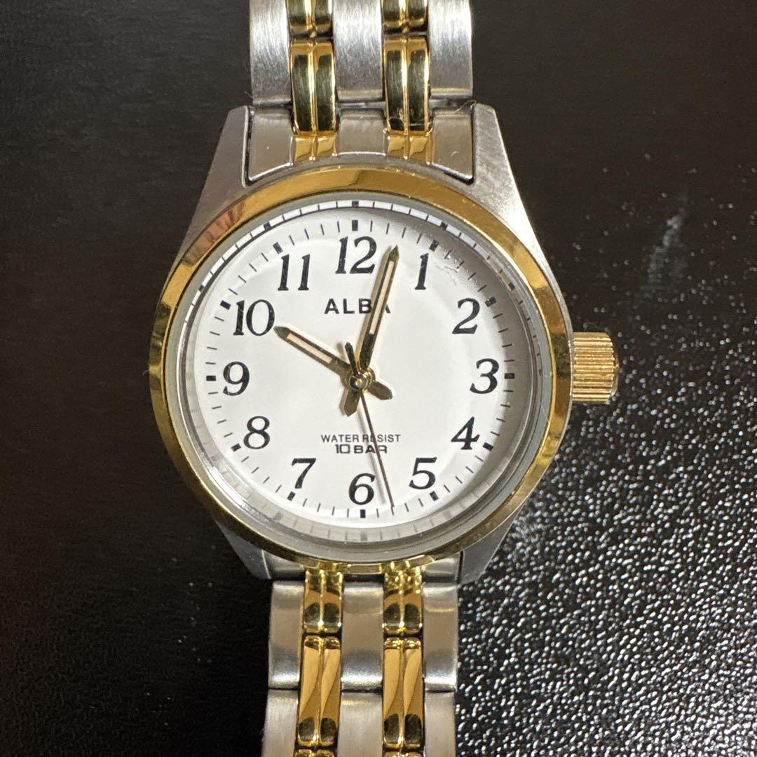 ALBA Automatic Winding Watch White Dial 10BAR Water-Resistant