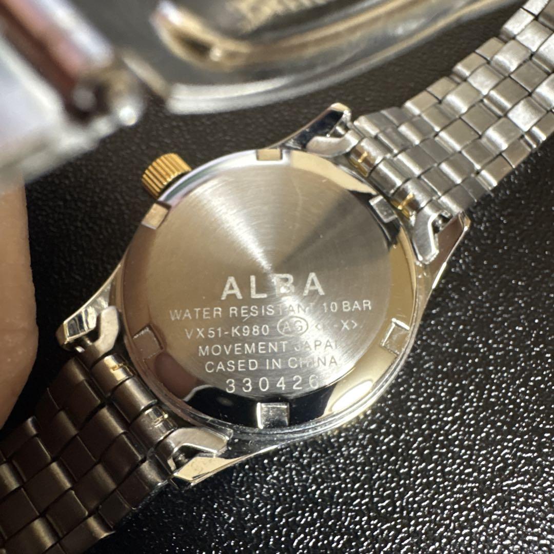 ALBA Automatic Winding Watch White Dial 10BAR Water-Resistant