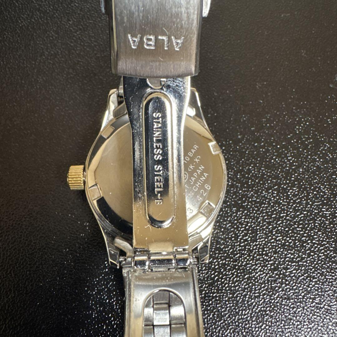 ALBA Automatic Winding Watch White Dial 10BAR Water-Resistant