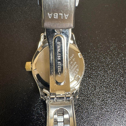 ALBA Automatic Winding Watch White Dial 10BAR Water-Resistant