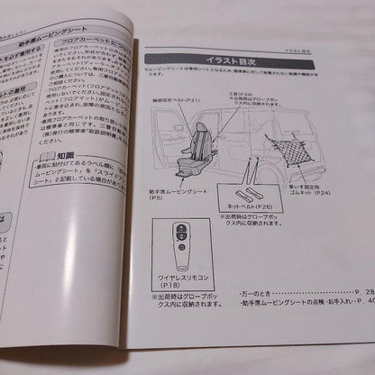 Mitsubishi Automobile EK X Space HeartyRun Passenger Seat Moving Guide