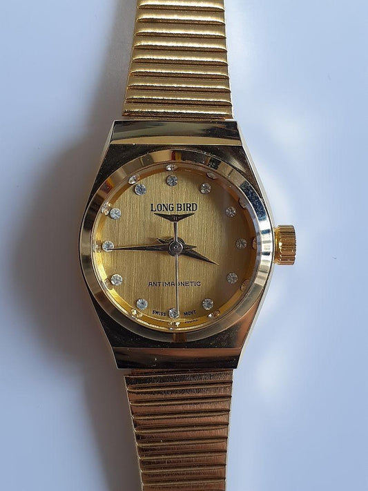 LONG BIRD Gold Winding Watch