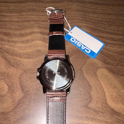 Casio Analog Leather Brown Watch