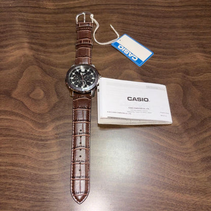 Casio Analog Leather Brown Watch