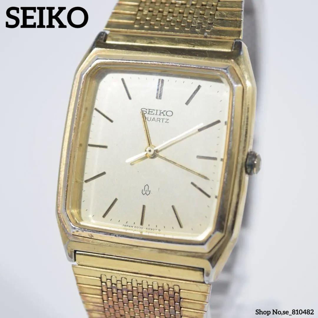 Vintage Seiko Men's Wristwatch by Seiko 6030-5430 new battery