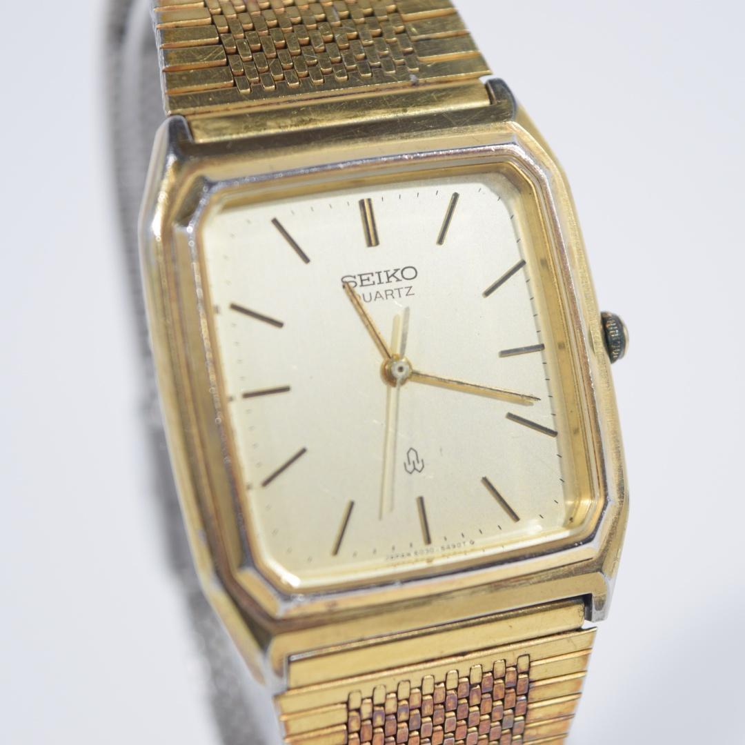 Vintage Seiko Men's Wristwatch by Seiko 6030-5430 new battery