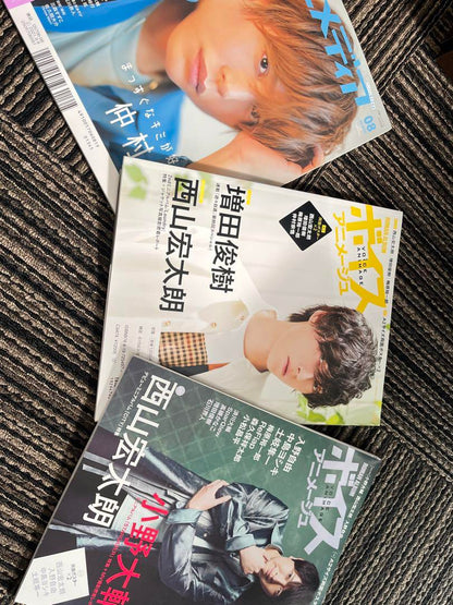 Tetsuro Nishiyama Voice Anime, Voice Media