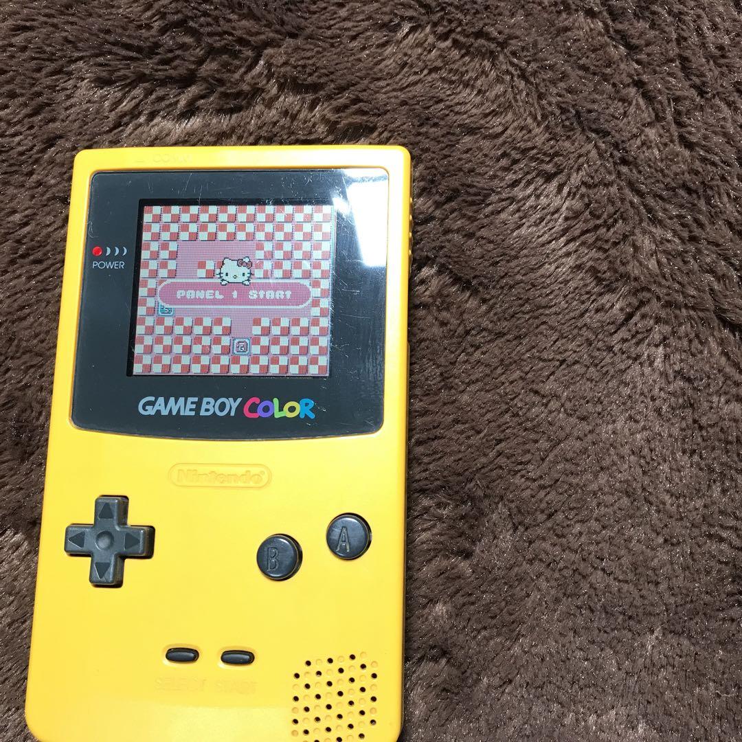 Nintendo Game Boy Color Yellow   Good Condition Glass Screen Lens, Polarizing Plate Replacement