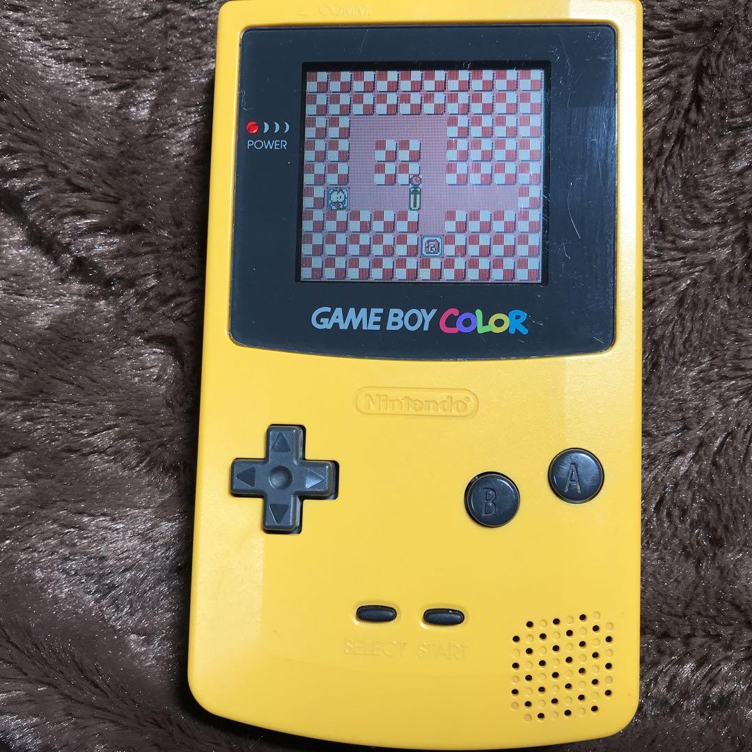 Nintendo Game Boy Color Yellow   Good Condition Glass Screen Lens, Polarizing Plate Replacement