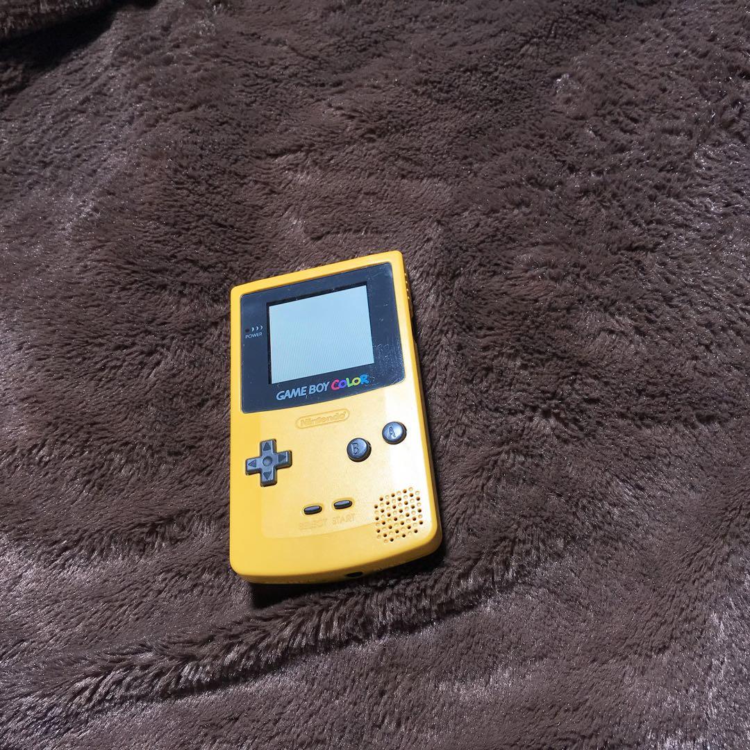 Nintendo Game Boy Color Yellow   Good Condition Glass Screen Lens, Polarizing Plate Replacement