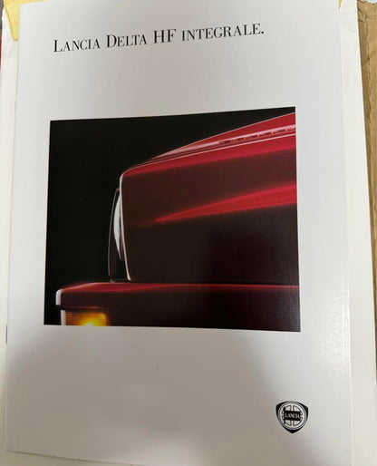 Lancia Delta HF Integrale 1995 Catalog New Rare Item