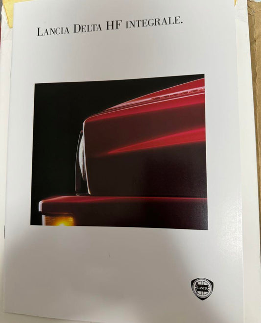 Lancia Delta HF Integrale 1995 Catalog New Rare Item