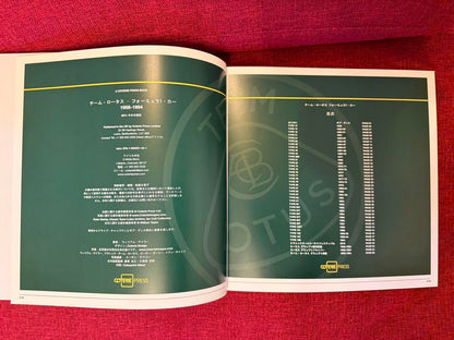 Team Lotus The Formula1 Cars