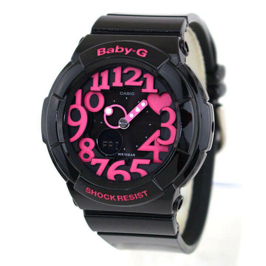 Black and Pink Baby-G Digital Watch