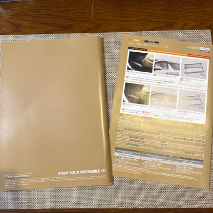 ALPHARD VELLFIRE Catalog and Manual Set