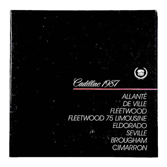 1987 Cadillac Brochure