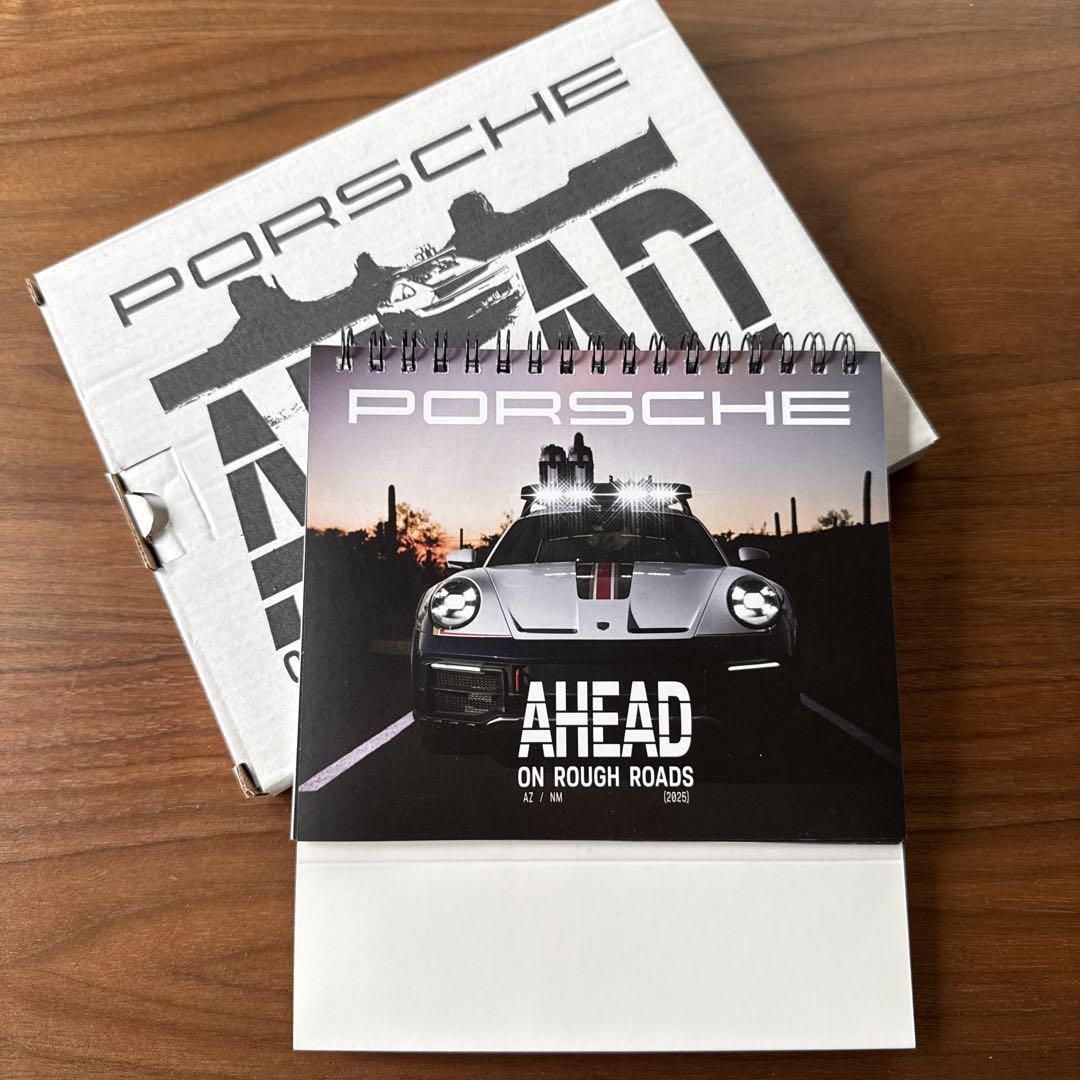 New Unopened PORSCHE Official Desk Calendar 2025