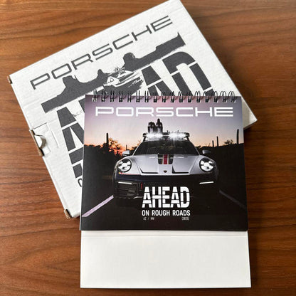 New Unopened PORSCHE Official Desk Calendar 2025