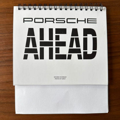 New Unopened PORSCHE Official Desk Calendar 2025